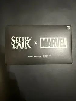 MTG Secret Lair X Marvel: Captain America | Rainbow Foil Edition Sealed - Image 2