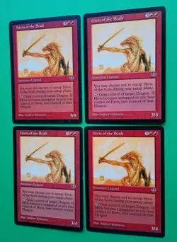 Magic the Gathering MTG Mirage HIVIS OF THE SCALE X 4 VLP/EX RARE 1996 Nice!! - Image 2