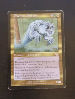 Phantom Nishoba Judgment MP White Green Rare MAGIC MTG CARD - Image 1