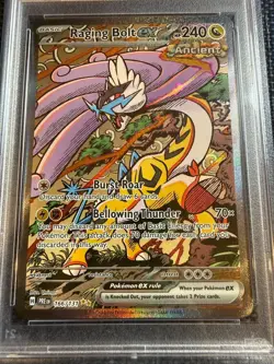 Raging Bolt ex 166 PSA 8 Special Illustration Rare Pokemon 2025 - Image 2
