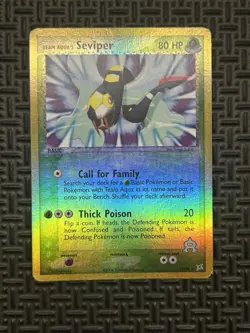 Pokemon Card - Team Aqua's Seviper Team Magma vs Team Aqua 17/95 Reverse Holo - Image 1
