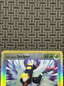 Pokemon Card - Team Aqua's Seviper Team Magma vs Team Aqua 17/95 Reverse Holo - Image 4