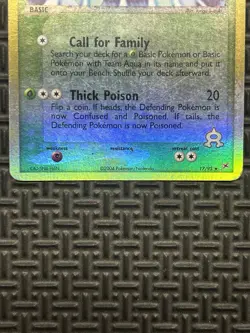 Pokemon Card - Team Aqua's Seviper Team Magma vs Team Aqua 17/95 Reverse Holo - Image 5