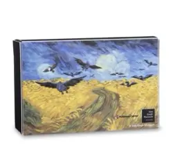 Pokemon x Van Gogh Museum Corviknight Wheatfield With Crows Double Deck Box NEW - Image 3