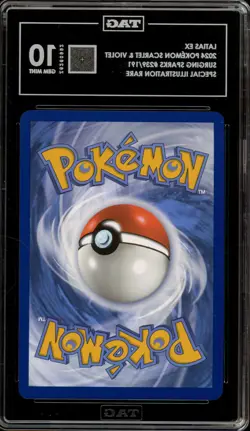 Pokemon Latias ex Surging Sparks Special Illustration Rare #239 TAG 10 Gem Mint - Image 2