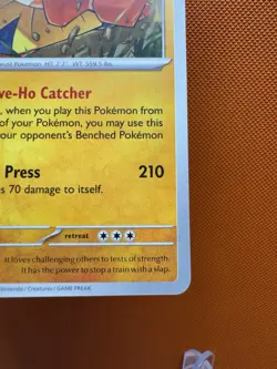 Hariyama 73/132 Prerelease Non-Holo Build & Battle Pokemon NM - Image 5