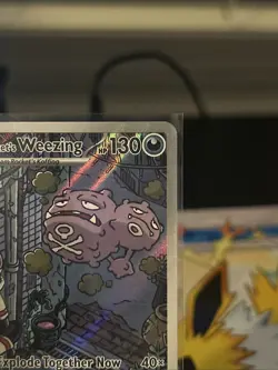Pokemon TCG Team Rockets Weezing Destined Rivals 199/182 NM Condition - Image 4