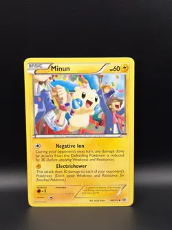 Plusle 47/113 & Minun 48/113 Pokemon B&W Legendary Treasures 2013 Connecting Art - Image 3