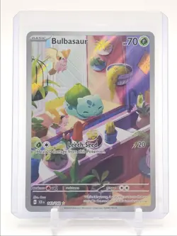 BULBASAUR 2024 POKEMON STELLAR CROWN ILLUSTRATION RARE 143/142 Q6438 - Image 1