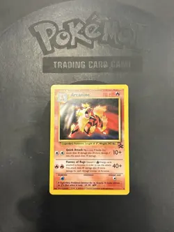 Arcanine 06/53 - Vintage WoTC Pokemon Wizards Of The Coast Black Star Promo NM/M - Image 1
