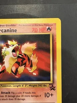 Arcanine 06/53 - Vintage WoTC Pokemon Wizards Of The Coast Black Star Promo NM/M - Image 3