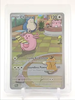 CHANSEY 2024 POKEMON TWILIGHT MASQUERADE ILLUSTRATION RARE 187/167 Q6438 - Image 1