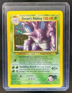 2000 Pokemon Gym Challenge Giovanni's Nidoking #7/132 - Image 1