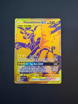 Pikachu & Zekrom GX Tag Team SM248 Pokemon SM Black Star Promos Promo NM 2017 - Image 1