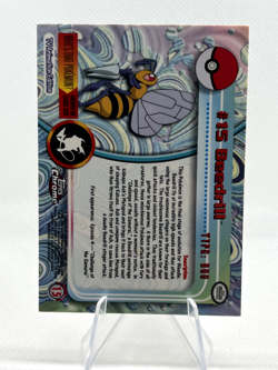Beedrill #15 Pokemon Topps Chrome - Image 2
