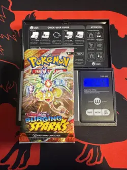 22.56g HEAVY - Pokemon TCG S&V - Surging Sparks - Booster Pack! Possible GOD - Image 1