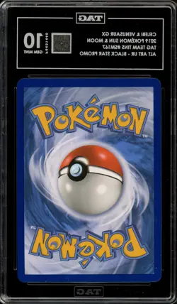 Pokemon Celebi & Venusaur GX Tag Team Tin Black Star Full Art Promo SM167 TAG 10 - Image 2