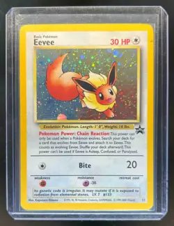 1999 Pokemon Wizards Black Star Promos Eevee #11 - Image 1