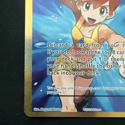 2016 Pokemon XY Evolutions Misty’s Determination 108/108 Trainer Holo NM - Image 5