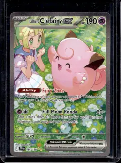 2025 Pokemon SV Journey Together - JTG EN Lillie's Clefairy ex #184/159 - Image 1