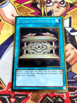 Gold Sarcophagus pgld-en068 Unltd Ed (VLP) Gold Rare Yu-Gi-Oh! - Image 1