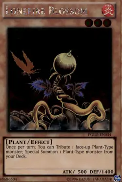 Lonefire Blossom Unl Ed Gold Rare PGLD-EN034 Yu-Gi-Oh! - Image 1