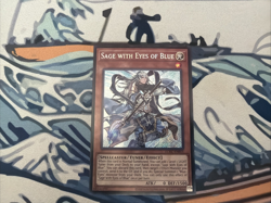 Yugioh Sage With Eyes of Blue Secret Rare LCKC-EN015 Near Mint - Image 1