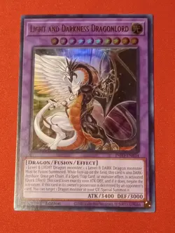 Light and Darkness Dragonlord Ultra Rare INFO-EN034 Near Mint 1st Edition - Image 1