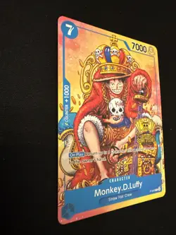 Monkey.D.Luffy (2nd Anniversary Stamped Promo) P-043 One Piece NM - Image 2