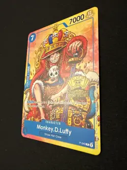 Monkey.D.Luffy (2nd Anniversary Stamped Promo) P-043 One Piece NM - Image 3
