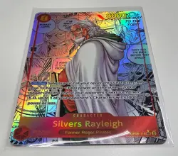 ONE PIECE TWO LEGENDS OP08-118 SILVERS RAYLEIGH MANGA SECRET RARE - Image 5