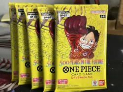 One Piece OP-07 500 Years In The Future Booster Pack ENGLISH Lot Of 5 Sealed - Image 1