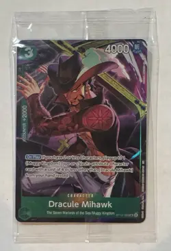 One Piece Dracule Mihawk ST12-003 Illustration Box Vol. 4 Promo Sealed - Image 1