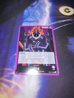 One Piece CCG Singles - King - OP01-091 - Leader - NM - Image 1