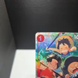 ONE PIECE | Ace & Sabo & Luffy SR - RAW - Gem Mint PSA 10 Potential OP13-007 SR - Image 2