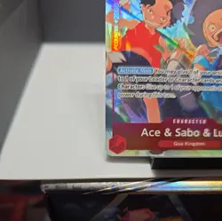 ONE PIECE | Ace & Sabo & Luffy SR - RAW - Gem Mint PSA 10 Potential OP13-007 SR - Image 3