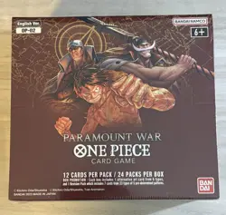 One Piece OP-02 Paramount War Booster Box English Sealed New - Image 1