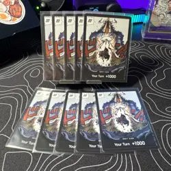 (x10) OP05 Don!! Alt Art Kaido and Luffy One Piece TCG Awakening Of The New Era - Image 1
