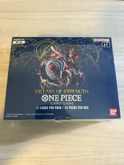 One Piece OP-03 Pillars of Strength Booster Box - Brand New & Sealed - English - Image 1
