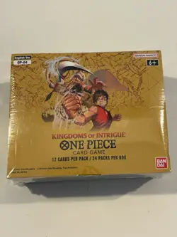 One Piece Card Game - Kingdoms of Intrigue (OP04) - Booster Box - English Sealed - Image 1