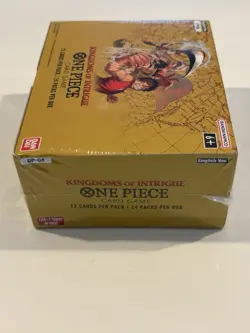 One Piece Card Game - Kingdoms of Intrigue (OP04) - Booster Box - English Sealed - Image 3