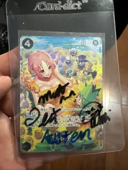 Rebecca OP05-091 SR One Piece Card Wings of the Captain Foil NM Autograph Austen - Image 1