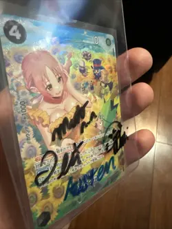 Rebecca OP05-091 SR One Piece Card Wings of the Captain Foil NM Autograph Austen - Image 4