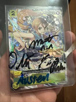 One Piece TCG O-Nami OP06-101 Alt Art Autograph Austen 🤩 Rare Amazing Cover - Image 1