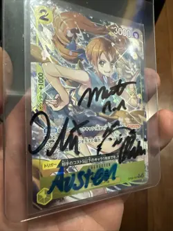 One Piece TCG O-Nami OP06-101 Alt Art Autograph Austen 🤩 Rare Amazing Cover - Image 2