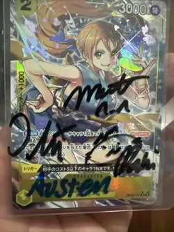 One Piece TCG O-Nami OP06-101 Alt Art Autograph Austen 🤩 Rare Amazing Cover - Image 3