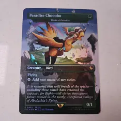 Paradise Chocobo Birds of Paradise (Borderless) Commander: Final Fantasy Foil - Image 1