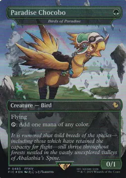 Paradise Chocobo - Birds of Paradise (Borderless) Commander: Final Fantasy Foil - Image 1