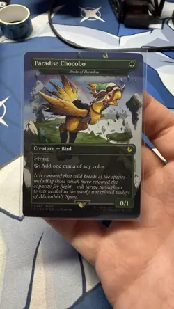 Paradise Chocobo - Birds of Paradise (Borderless) Commander: Final Fantasy Foil - Image 1