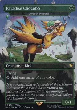 Paradise Chocobo - Birds of Paradise (Borderless) Commander: Final Fantasy Foil - Image 1